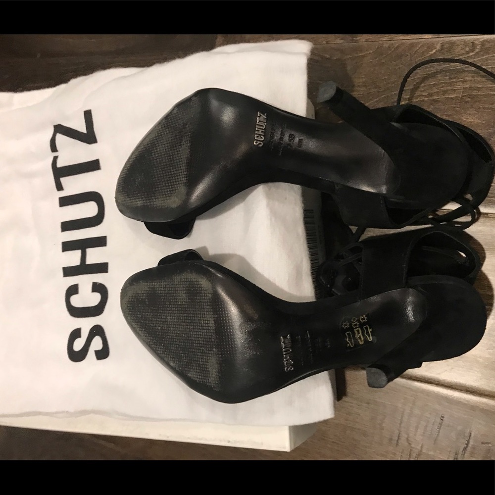 Schutz Kora Suede Sandal - Picture 5 of 8